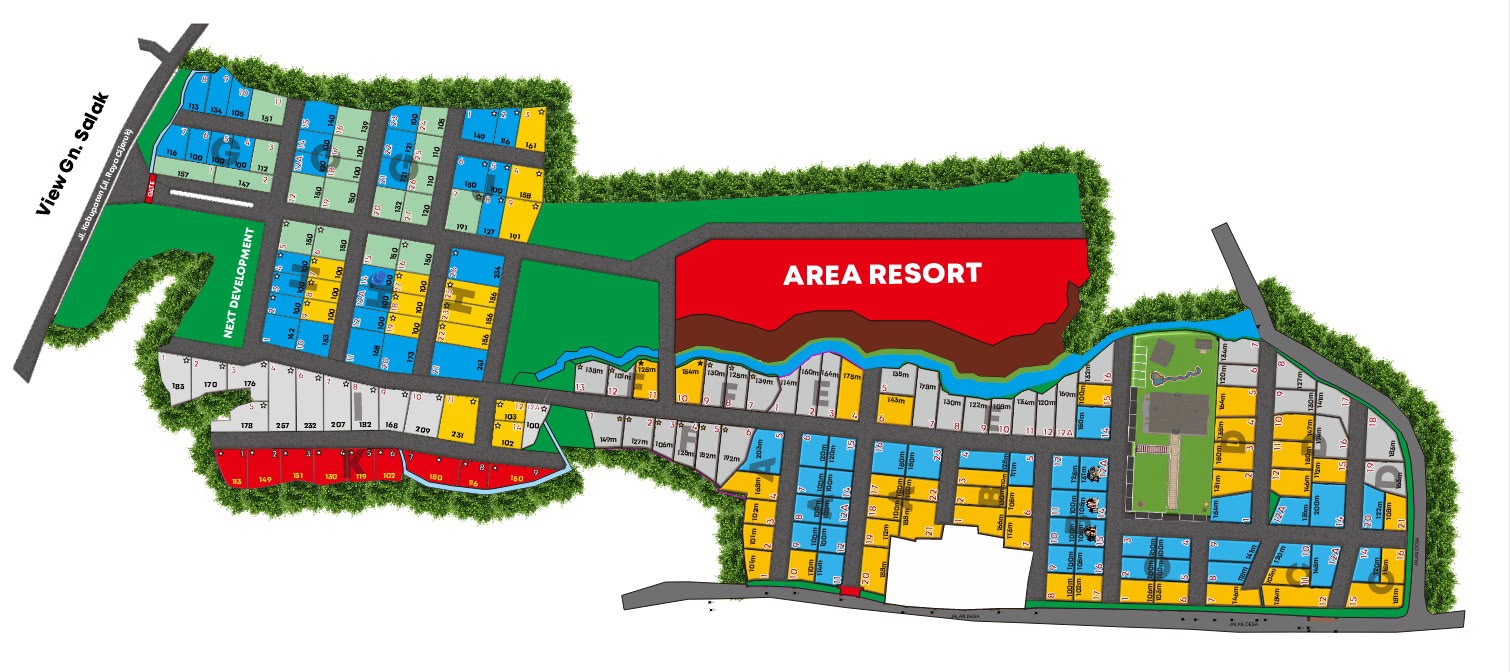 Siteplan Tahap 2 The Halimun Salak